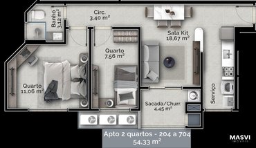 apartment em Rua Capitão Romualdo de Barros, Carvoeira - Florianópolis - SC