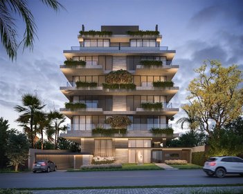 apartment em Rua Hermes Fontes, Batel - Curitiba - PR