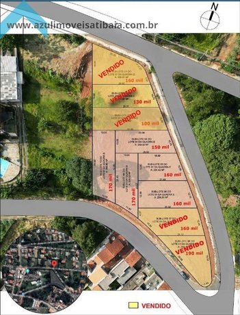 land_lot em Rua São Jorge, Jardim Santo Antônio - Atibaia - SP