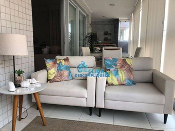 apartment em Avenida Almirante Cochrane, Embaré - Santos - SP