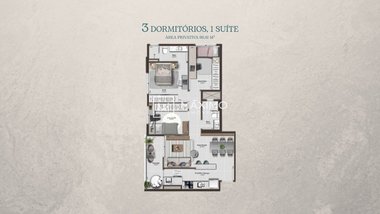 apartment em Rua Celito Antônio Clasen, Nossa Senhora do Rosário - São José - SC