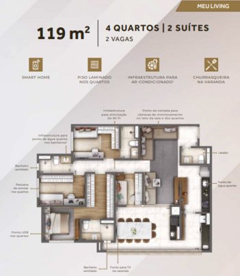 apartment em Avenida Doutor Gentil de Moura, Ipiranga - São Paulo - SP
