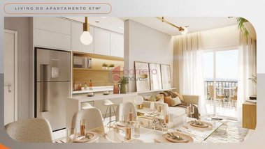 apartment em Avenida Reynaldo de Porcari, Chácaras Saudáveis e Encantadoras - Jundiaí - SP