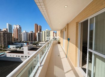 apartment em Rua Itararé, Guilhermina - Praia Grande - SP
