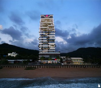 apartment em Rua 1102, Ilhota - Itapema - SC