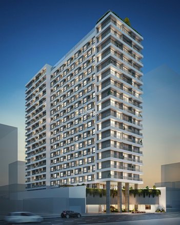 apartment em Rua André de Barros, Centro - Curitiba - PR