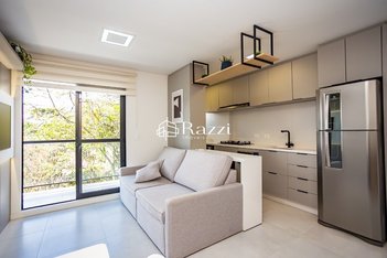 apartment em Rua Alcebíades Plaisant, Água Verde - Curitiba - PR