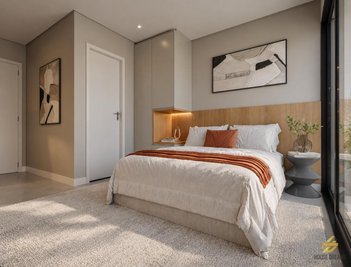 apartment em Rua Manoel dos Santos Barreto, Juvevê - Curitiba - PR