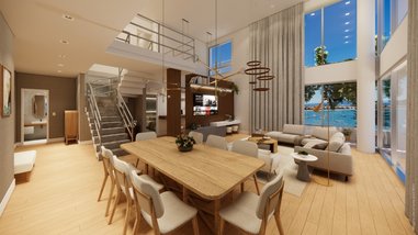 apartment em Rodovia Tertuliano Brito Xavier, Jurerê - Florianópolis - SC