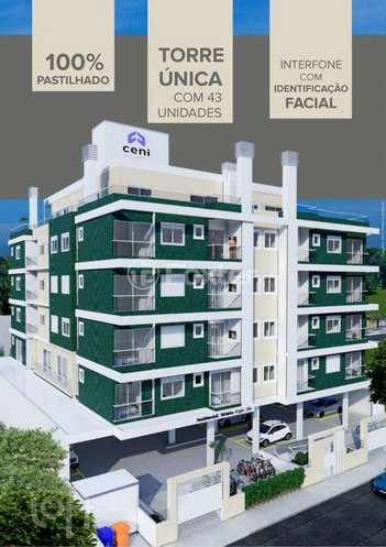 apartment em Rua da Baliza, Cachoeira do Bom Jesus - Florianópolis - SC