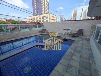 apartment em Rua Henrique Dias, Aviação - Praia Grande - SP