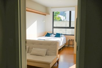 apartment em da Quaresmeira Roxa, Cachoeira do Bom Jesus - Florianópolis - SC