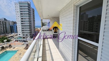 apartment em Rua Alberto Santos Doumont, Guilhermina - Praia Grande - SP