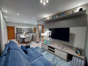 apartment em Rua Chile, Guilhermina - Praia Grande - SP