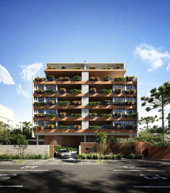 apartment em Rua Francisco Rocha, Batel - Curitiba - PR