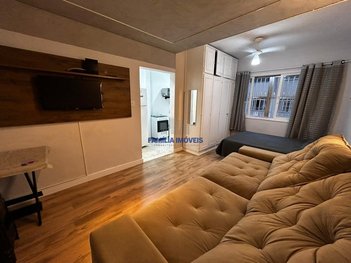apartment em Rua Amador Bueno da Ribeira, Centro - São Vicente - SP
