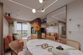 apartment em Rua General Caiado de Castro, Engenheiro Luciano Cavalcante - Fortaleza - CE