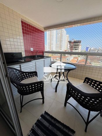 apartment em Avenida São Pedro, Aviação - Praia Grande - SP