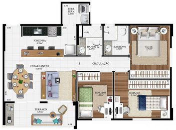 apartment em Rua Alexandre Benois, Vila Andrade - São Paulo - SP