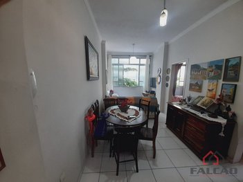 apartment em Rua Amador Bueno da Ribeira, Centro - São Vicente - SP