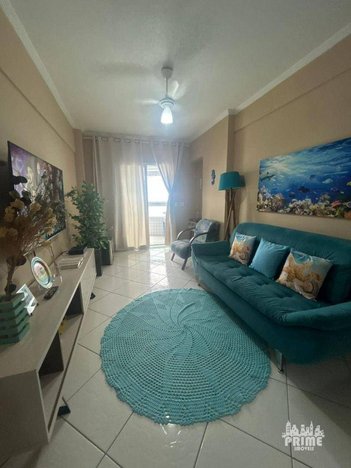 apartment em Avenida Presidente Kennedy, Guilhermina - Praia Grande - SP