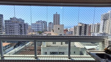 apartment em Rua Gonçalves Dias, Ocian - Praia Grande - SP