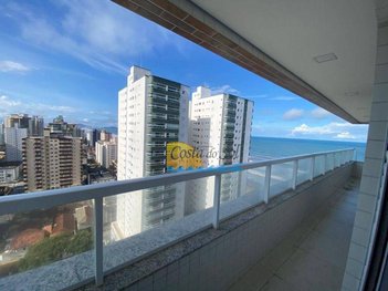 apartment em Avenida Presidente Kennedy, Guilhermina - Praia Grande - SP
