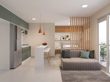 apartment em Rua Gomes Cardim, Mogi Moderno - Mogi das Cruzes - SP