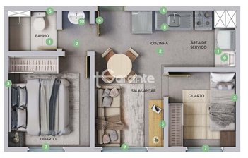 apartment em Avenida Jean Khoury Farah, Vila Carmosina - São Paulo - SP