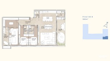 apartment em Avenida Tom Traugott Wildi, Praia Brava - Florianópolis - SC