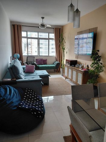 apartment em Rua Pero Correa, Itararé - São Vicente - SP