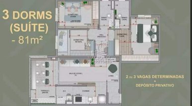 apartment em Rua Alegre, Santa Paula - São Caetano do Sul - SP