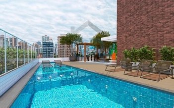 apartment em Rua Alberto Santos Doumont, Guilhermina - Praia Grande - SP