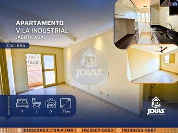 apartment em Avenida Jaime Ribeiro, Vila Industrial - Jaboticabal - SP