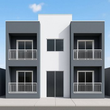 apartment em Avenida João de Carvalho, Residencial e Comercial Portal dos Eucaliptos - Pindamonhangaba - SP