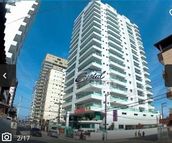 apartment em Rua Guimarães Rosa, Ocian - Praia Grande - SP