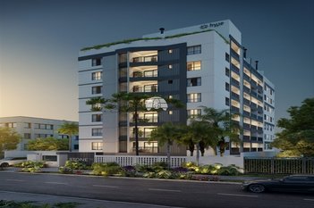 apartment em Rua João Bonat, Novo Mundo - Curitiba - PR