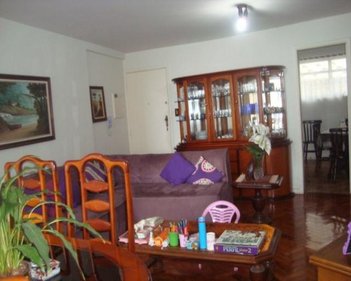 apartment em Rua Saldanha da Gama, Itararé - São Vicente - SP