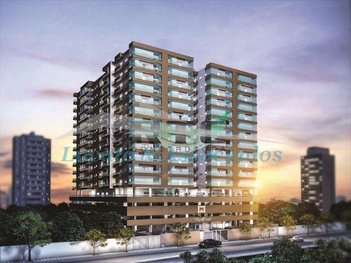 apartment em Rua São Domingos, Caiçara - Praia Grande - SP
