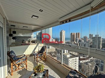 apartment em Rua Doutor Roberto Shoji, Boqueirão - Praia Grande - SP