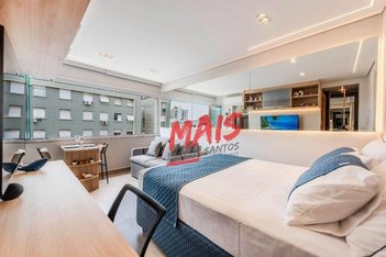 apartment em Avenida Bartholomeu de Gusmão, Boqueirão - Santos - SP
