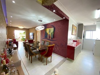 apartment em Rua Luiz Antônio de Andrade Vieira, Boqueirão - Praia Grande - SP