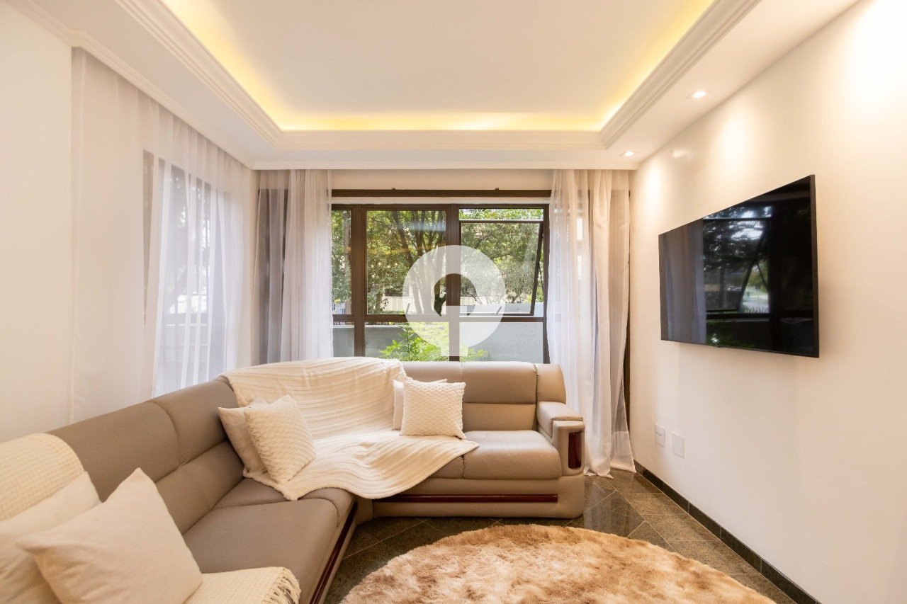 4apartamento garden ahu sala de estar sala de jantar lareira churrasqueira a carvão terraço jardim s