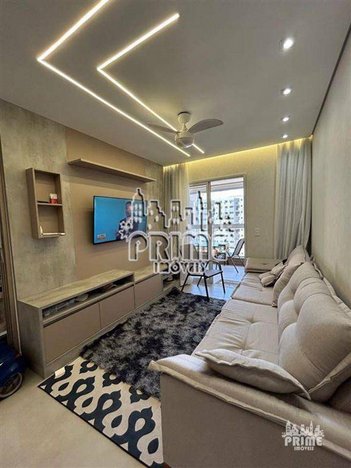 apartment em Rua Caribas, Aviação - Praia Grande - SP