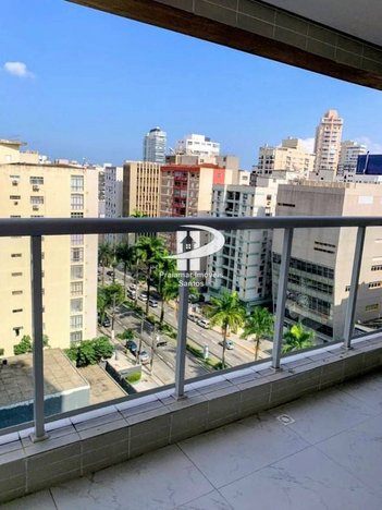 apartment em Avenida Ana Costa, Vila Mathias - Santos - SP
