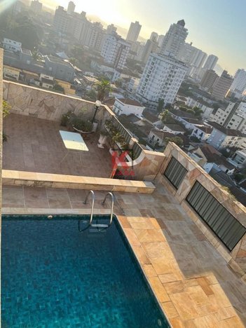 apartment em Rua Doutor Egydio Martins, Ponta da Praia - Santos - SP