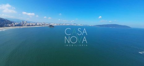 apartment em Alameda Ari Barroso, Ilha Porchat - São Vicente - SP