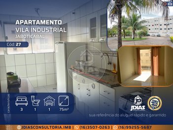 apartment em Avenida Jaime Ribeiro, Vila Industrial - Jaboticabal - SP