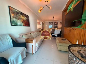 apartment em Avenida Nossa Senhora de Fátima, Caiçara - Praia Grande - SP