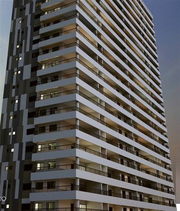 apartment em Rua Doutor Júlio de Mesquita Filho, Aviação - Praia Grande - SP